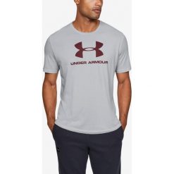 Under Armour Sportstyle Koszulka Szary. Szare podkoszulki męskie Under Armour, m, z nadrukiem, z bawełny, bez kołnierzyka, z krótkim rękawem, krótkie. Za 128,95 zł.