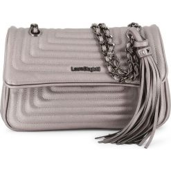 Laura Biagiotti torebka damska, srebrna. Szare torebki klasyczne damskie Laura Biagiotti, bez wzorów, eleganckie, pikowane, bez dodatków. W wyprzedaży za 229,00 zł.