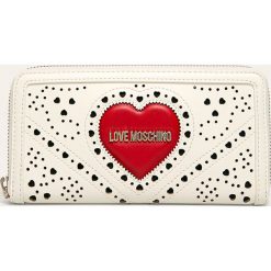 Love Moschino - Portfel. Białe portfele damskie Love Moschino, bez wzorów, ze skóry ekologicznej. Za 429,90 zł.