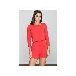 Kombinezon M445 Czerwony. Czerwone kombinezony eleganckie marki FIGL, xl, z haftami, z długim rękawem, długie. Za 169,00 zł.