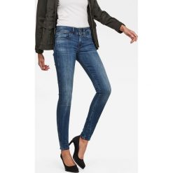 G-Star Raw - Jeansy. Niebieskie jeansy damskie G-Star RAW, bez wzorów, z elastanu. W wyprzedaży za 299,90 zł.