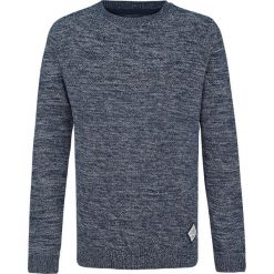 Swetry męskie: Urban Surface Knitted Melange Sweater Sweter z dzianiny granatowy