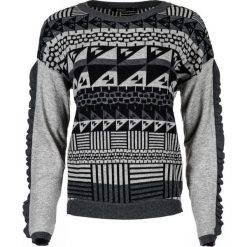 Desigual sweter damski Tormenta S szary. Szare swetry damskie Desigual, s, bez wzorów, bez rękawów, bez kaptura. W wyprzedaży za 169,00 zł.