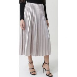 Szara Spódnica Hennah. Szare spódniczki damskie Born2be, m, z materiału, retro, midi. Za 139,99 zł.
