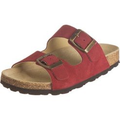 Buty dziecięce: Skórzane klapki w kolorze czerwonym