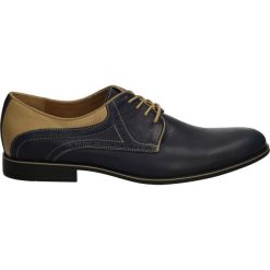 Derby męskie: Półbuty męskie - 4528 PELL BLU