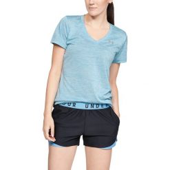 Under Armour Tech™ Twist Koszulka Niebieski. Niebieskie koszulki damskie Under Armour, l, bez wzorów, z poliesteru, bez kołnierzyka. Za 128,95 zł.