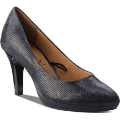 Półbuty CAPRICE - 9-22421-21 Ocean Reptile 806. Niebieskie creepersy damskie Caprice, ze skóry ekologicznej, eleganckie, na obcasie. Za 269,90 zł.