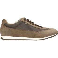 Półbuty GEOX U CLEMET. Brązowe derby męskie Geox, z nubiku. Za 369,90 zł.
