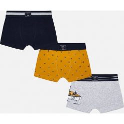 Mayoral - Bokserki dziecięce (3-pack). Niebieskie majtki chłopięce Mayoral, bez wzorów, z elastanu. W wyprzedaży za 59,90 zł.