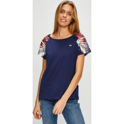 U.S. Polo - Top. Szare topy damskie marki U.S. Polo, l, z bawełny, z okrągłym kołnierzem. W wyprzedaży za 169,90 zł.