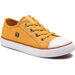 Trampki BIG STAR - DD374088 Yellow. Żółte trampki dziewczęce BIG STAR, bez wzorów, z gumy, bez zapięcia. Za 99,00 zł.