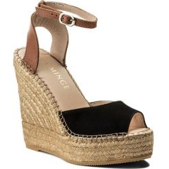 Espadryle EVA MINGE - Denia 3D 18MC1372336ES 671. Pomarańczowe espadryle damskie Eva Minge, bez wzorów, ze skóry, bez obcasa, na obcasie. W wyprzedaży za 269,00 zł.