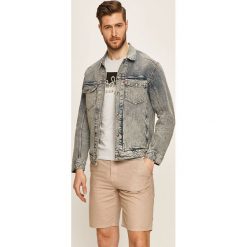 Levi's - Kurtka jeansowa. Niebieskie płaszcze męskie Levi's®, s, bez wzorów, z elastanu, krótkie, bez kaptura. W wyprzedaży za 299,90 zł.