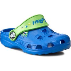 Sandały chłopięce: Klapki COQUI – Little Frog COQUI 8701 Royal/Lime Royal