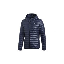 Kurtki pikowane adidas Puchowa kurtka z kapturem Varilite. Niebieskie kurtki męskie Adidas, s, bez wzorów, z puchu, z kapturem. Za 499,00 zł.
