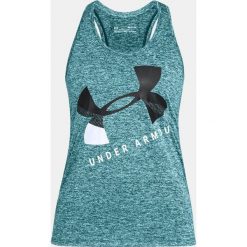 Under Armour Koszulka damska Tech Graphic Twist Tank turkusowa r. M (1309896-716). Niebieskie topy sportowe damskie marki Under Armour, m. Za 84,97 zł.