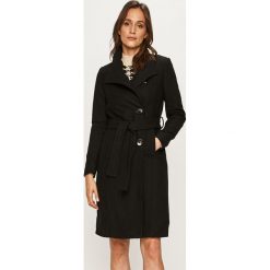 Vero Moda - Płaszcz. Czarne kurtki damskie Vero Moda, s, w paski, z poliesteru. W wyprzedaży za 369,90 zł.