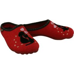 MANITU 320462-4 rot, kapcie damskie. Kapcie damskie Manitu. W wyprzedaży za 108,00 zł.