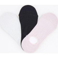 Skarpetki balerinki 3 pack - Różowy. Różowe skarpetki damskie Reserved, bez wzorów. Za 29,99 zł.
