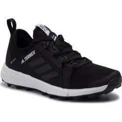 Buty adidas - Terrex Speed Gtx W GORE-TEX CM8570 Cblack/Cblack/Ftwwht. Czarne buty sportowe damskie Adidas, bez wzorów, ze skóry ekologicznej, sportowe, do biegania, adidas terrex, gore-tex. Za 699,00 zł.