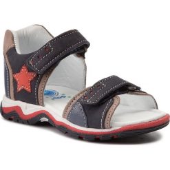 Sandały LASOCKI KIDS - CI12-2566-16 Granatowy. Niebieskie sandały chłopięce ze skóry. Za 89,99 zł.