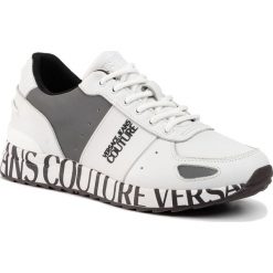 Sneakersy VERSACE JEANS COUTURE - E0YUBSN2 71247 003. Białe sneakersy męskie Versace Jeans Couture, na co dzień, bez wzorów, z jeansu, bez zapięcia. Za 869,00 zł.