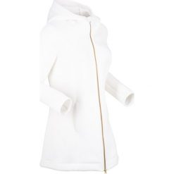 Kurtka outdoorowa ze stretchem, długi rękaw, z kolekcji Maite Kelly bonprix biel wełny. Białe kurtki damskie bonprix, bez wzorów, z wełny, długie. Za 149,99 zł.