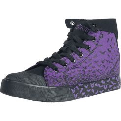 Gothicana by EMP Walk The Line Buty sportowe purpurowy/czarny. Różowe buty sportowe damskie marki Gothicana by EMP, z nadrukiem, sportowe. Za 164,90 zł.