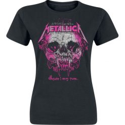 Bluzki damskie: Metallica Wherever I May Roam Koszulka damska czarny