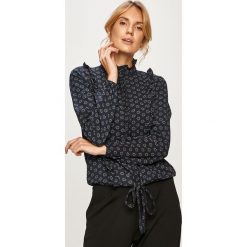 Brave Soul - Bluzka. Niebieskie bluzki damskie Brave Soul, s, bez wzorów, z elastanu, ze stójką, z długim rękawem. Za 99,90 zł.