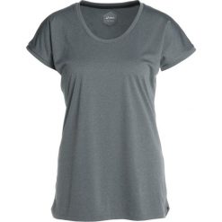 ASICS CAPSLEEVE Tshirt z nadrukiem dark grey heather. Szare topy sportowe damskie Asics, xs, z nadrukiem, z materiału. Za 149,00 zł.