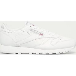 Reebok Classic - Buty skórzane Cl LTHR. Białe sneakersy męskie Reebok Classic, ze skóry, na sznurówki, reebok classic. Za 329,90 zł.