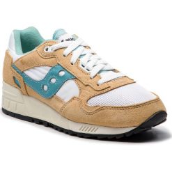 Sneakersy SAUCONY - Shadow 5000 Vintage S60405-11 Tan/Wht/Blu. Brązowe półbuty damskie marki Saucony, z zamszu. W wyprzedaży za 279,00 zł.