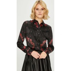 Desigual - Koszula. Czarne bluzki damskie marki Desigual, s, z poliesteru, eleganckie, z długim rękawem. W wyprzedaży za 259,90 zł.