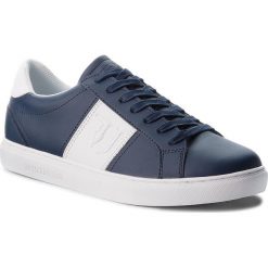 Sneakersy TRUSSARDI JEANS - 77A00107 U280. Niebieskie półbuty męskie Trussardi Jeans, na co dzień, bez wzorów, z jeansu, bez zapięcia. W wyprzedaży za 289,00 zł.