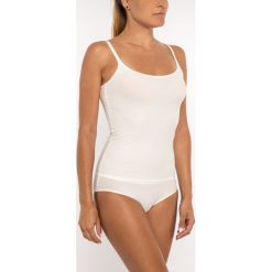 Top Chantelle Soft Stretch C10620. Brązowe bluzki damskie Chantelle, xl, bez wzorów, polo, bez rękawów. W wyprzedaży za 119,00 zł.