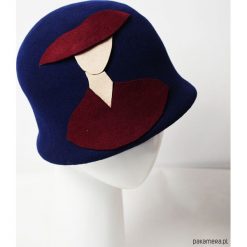 Kapelusz retro. Kapelusze damskie Pakamera, z aplikacjami, retro. Za 320,00 zł.