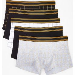 Bokserki 5 pack - Żółty. Żółte bokserki męskie Reserved. Za 69,99 zł.