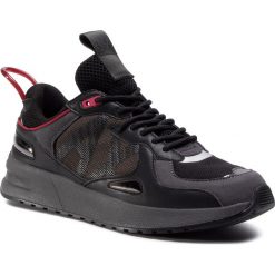 Sneakersy ARMANI EXCHANGE - XUX070 XV241 K469 Black/Dk Green. Czarne sneakersy męskie Armani Exchange, bez zapięcia. Za 719,00 zł.