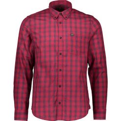 Koszula w kolorze czerwonym. Czerwone koszule męskie Lee, m, w kratkę, z bawełny, button down, bez rękawów. W wyprzedaży za 132,95 zł.