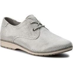 Oxfordy MARCO TOZZI - 2-23617-28 Lt.Grey Metall 237. Szare jazzówki damskie marki Marco Tozzi, na obcasie. W wyprzedaży za 179,00 zł.