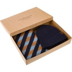 Zestaw Czapka Plus Szal. Czapki męskie LANCERTO, bez wzorów, z wełny, eleganckie. W wyprzedaży za 159,90 zł.