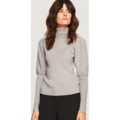 Sweter z golfem - Jasny szar. Szare golfy damskie marki Reserved, l. Za 69,99 zł.