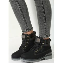 Czarne Traperki Excellent Cap. Czarne buty zimowe damskie vices. Za 89,99 zł.