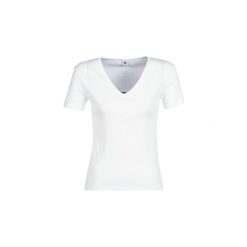 T-shirty z krótkim rękawem Petit Bateau BABARI. Białe t-shirty damskie Petit Bateau, xs, bez wzorów, bez kołnierzyka. Za 79,00 zł.
