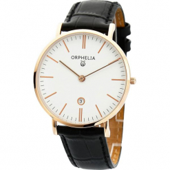Zegarek kwarcowy w kolorze czarno-biało-różowozłotym. Czarne, analogowe zegarki męskie Esprit Watches, ze stali. W wyprzedaży za 181,95 zł.