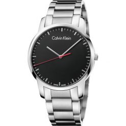 Calvin Klein City Zegarek Srebrny. Szare zegarki męskie Calvin Klein, srebrne. Za 1146,95 zł.
