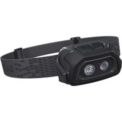 Lampka czołówka trekkingowa - TREK 500 USB - 200 lm. Szare plecaki męskie FORCLAZ, bez wzorów, z poliesteru. Za 79,99 zł.