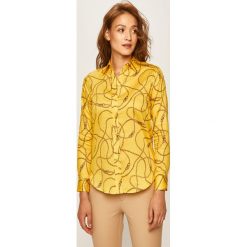 Lauren Ralph Lauren - Koszula. Żółte bluzki damskie Lauren Ralph Lauren, na co dzień, s, w kwiaty, z bawełny, eleganckie, z klasycznym kołnierzykiem, z długim rękawem. W wyprzedaży za 399,90 zł.